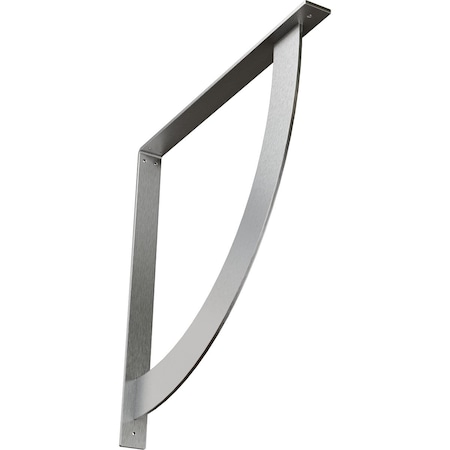Ekena Millwork Bulwark Steel Bracket, Stainless Steel 2"W x 24"D x 24"H BKTM02X24X24BUSS